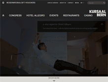 Tablet Screenshot of kursaal-bern.ch